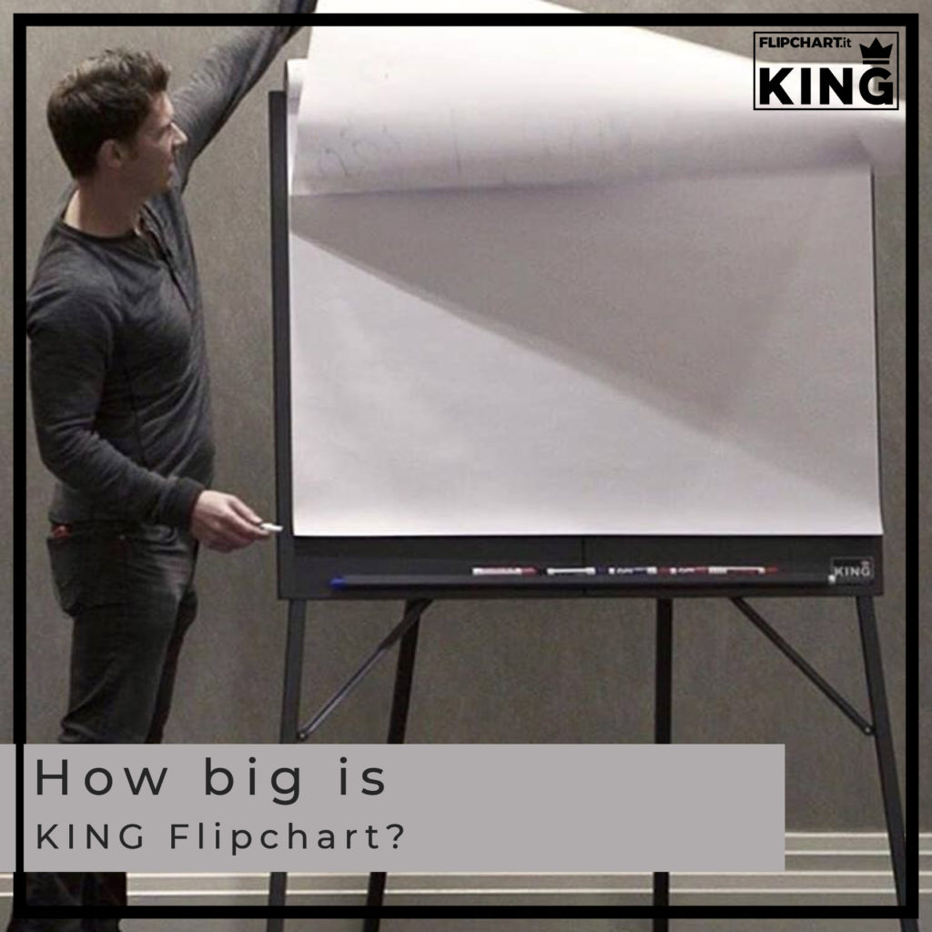 KING Flipchart is the biggest flip chart in the world
