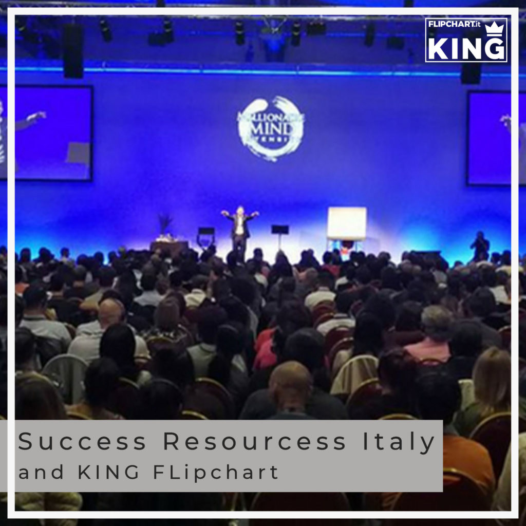 If you use flipcharts, you'll be more influential with the huge king flipchart