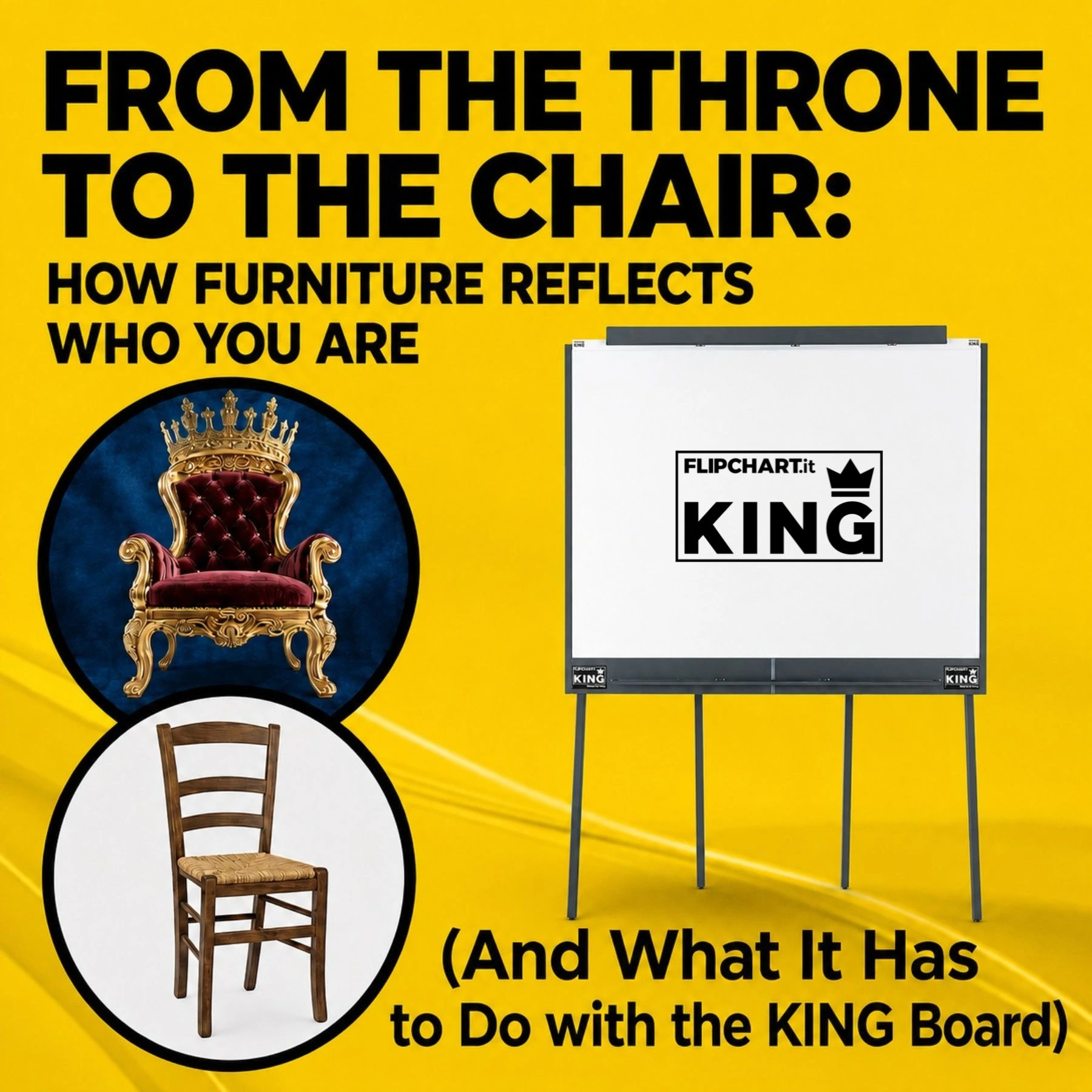 From the throne to the chair explains how furniture reflects who you are